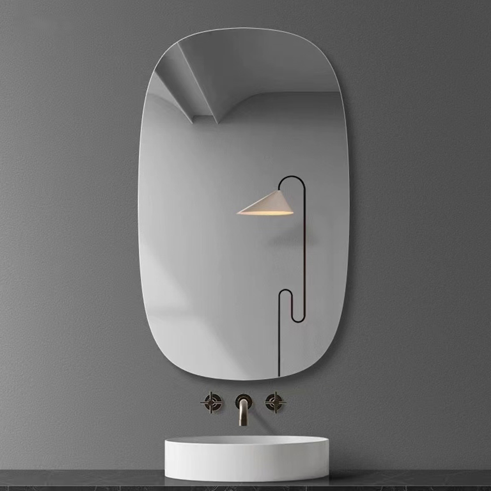 IMPERVIUS Frameless Wall Vanitas 4mm Large Oval Wall Speculum Speculum For Bathroom