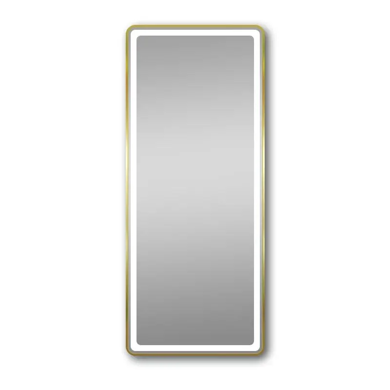 Custom Aluminium Frame Frosted Glass Smart LED: Instructing Mirrors full length Make up Salon Mirror