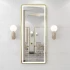Custom Aluminium Frame Frosted Glass Smart LED: Instructing Mirrors full length Make up Salon Mirror
