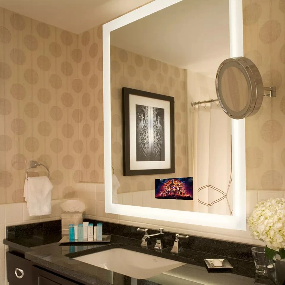Design Full Body Mirror Wall Mounted Full Length Smart Mirror Light up Vertical for Beroom Bathroom Salon