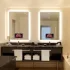 Design Full Body Mirror Wall Mounted Full Length Smart Mirror Light up Vertical for Beroom Bathroom Salon