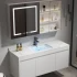 The Solid Lignum Lava-and-Dressing Cabinet Black Bathroom Corner Luxury Bathroom Cabinet with Speculum Cabinet