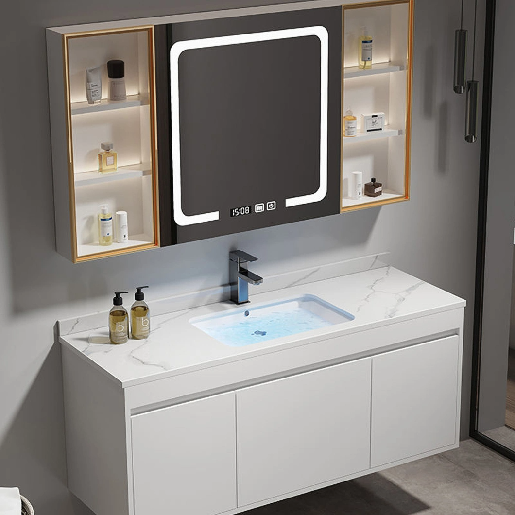 The Solid Lignum Lava-and-Dressing Cabinet Black Bathroom Corner Luxury Bathroom Cabinet with Speculum Cabinet
