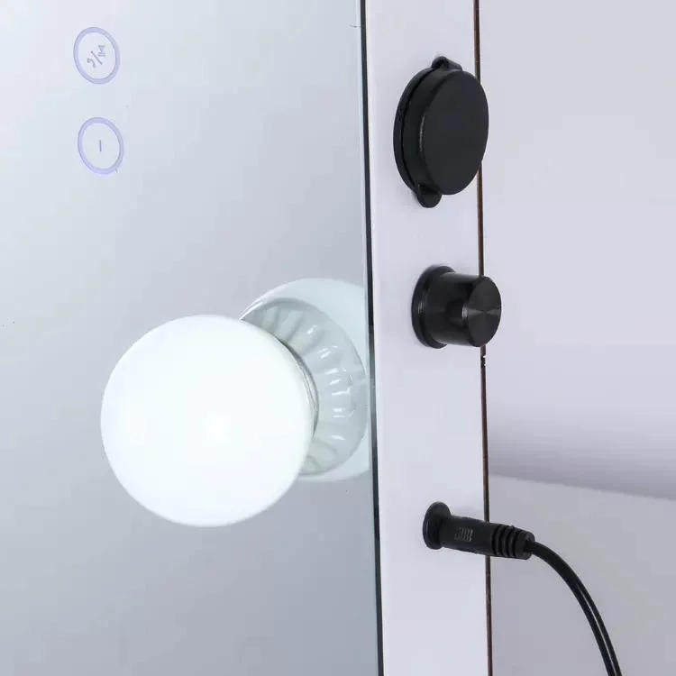 Bluetooth Speaker Salon Hollywood Full Corpus Longitudo LED Lumina Vanitas Speculum