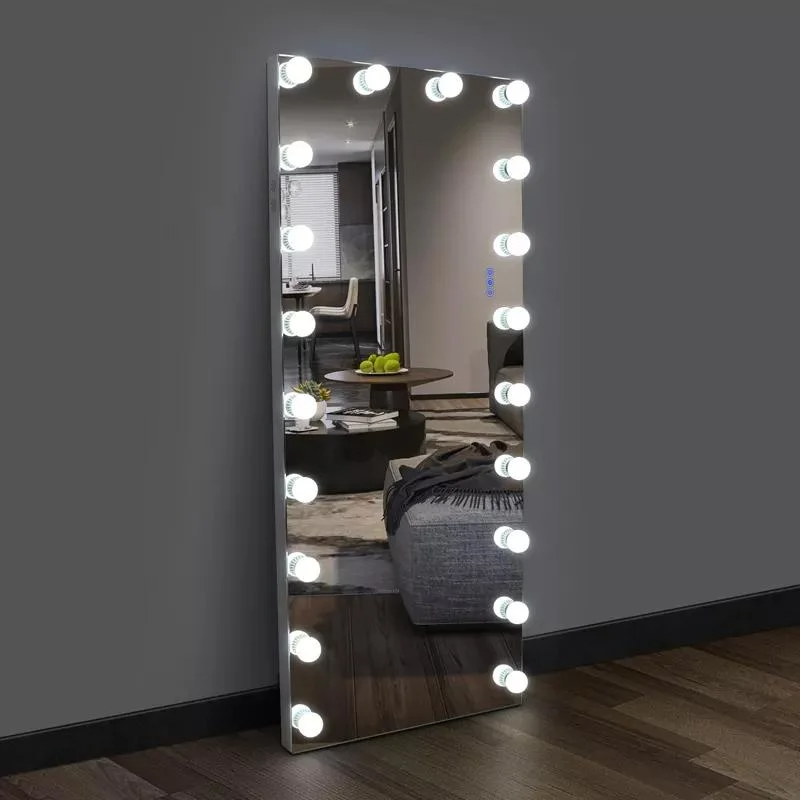 Bluetooth Speaker Salon Hollywood Full Corpus Longitudo LED Lumina Vanitas Speculum