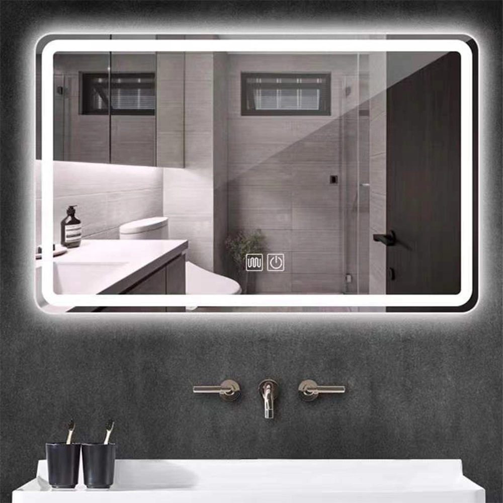 Factory Europae Standard Factory Wholesale Smart Modern Makeup Glass Home Decor Bathroom Wall Mirror