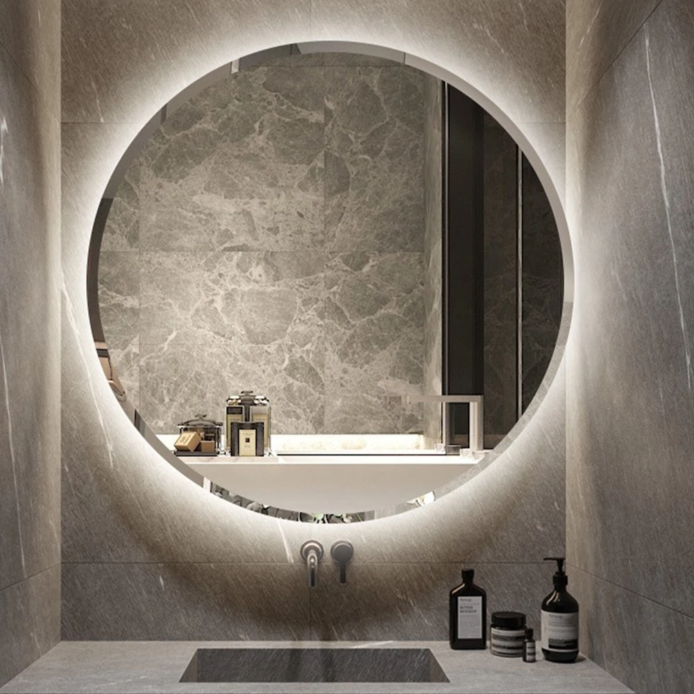 LED Smert Mirror Wall Mounted Mirror Home Decoration Bluetooth Makeup Mirror Bathroom Accessories Salon Furniture