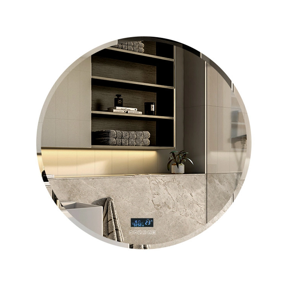 LED Smert Mirror Wall Mounted Mirror Home Decoration Bluetooth Makeup Mirror Bathroom Accessories Salon Furniture