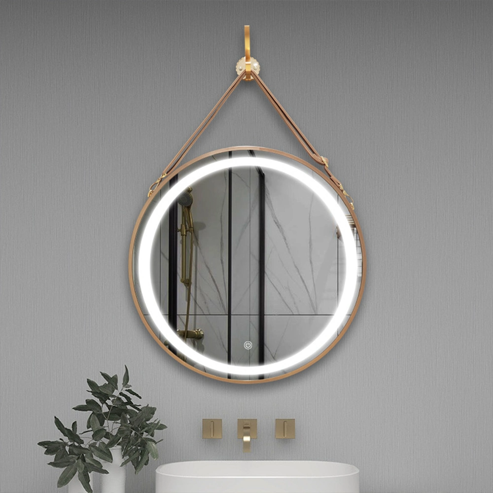 Guys Hot Sale Bathroom Speculum 60cm 80cm Hotel Decoratum Moderni Round Murum Anti-Fog Bathroom Speculum cum DUXERIT