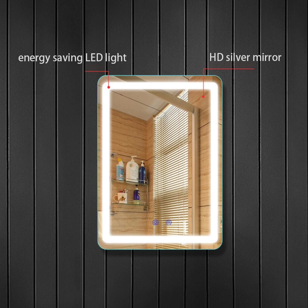 DUXERIT Defogger Accensus Smart Bluetooth Bathroom Speculum cum Digital Horologium