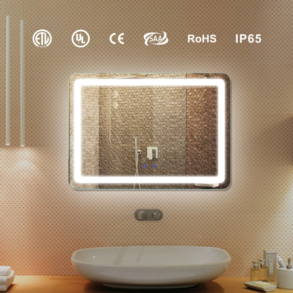 Lupum balneo Smert Backlit LED Accensus Vanitas Furniture Decorative Wall Mounted Glass Speculum