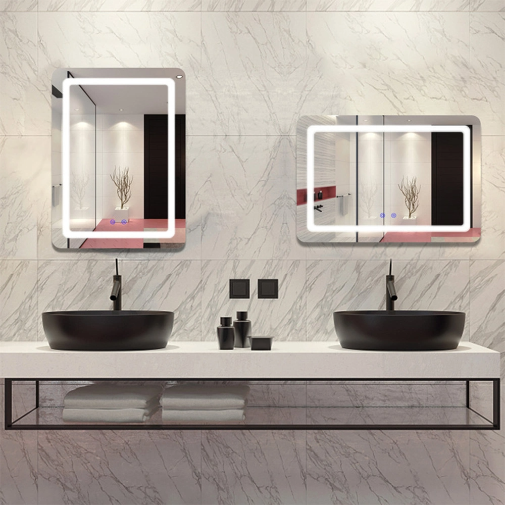 Lupum balneo Smert Backlit LED Accensus Vanitas Furniture Decorative Wall Mounted Glass Speculum