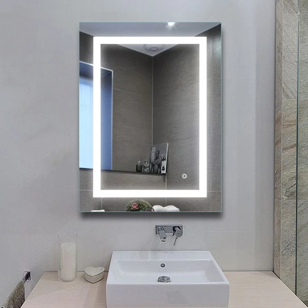 Factory Wall Home Decor Decoration Salon Furniture Make up Cosmetic Smart Lighted Illuminated Backlit Vanity LED Bathroom Speculum Cum Luminibus Defogger