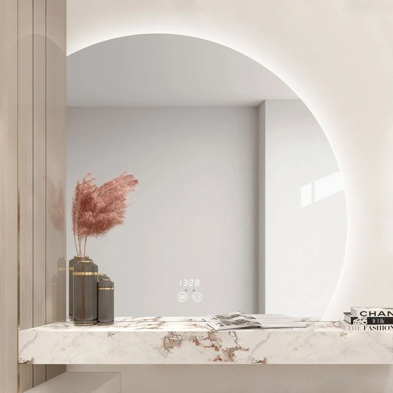 Irregulares Shaped LED Lumina Smert Bathroom Speculum Latrina Wall Eques Luminous Speculum Rutrum Tabula Amicientes Speculum