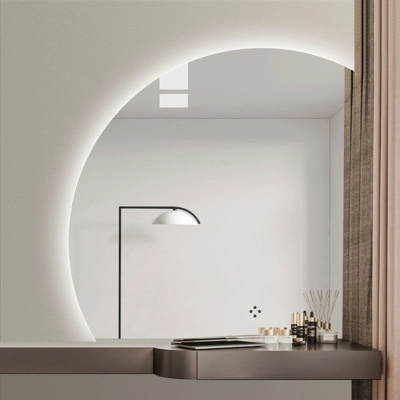 Irregulares Shaped LED Lumina Smert Bathroom Speculum Latrina Wall Eques Luminous Speculum Rutrum Tabula Amicientes Speculum