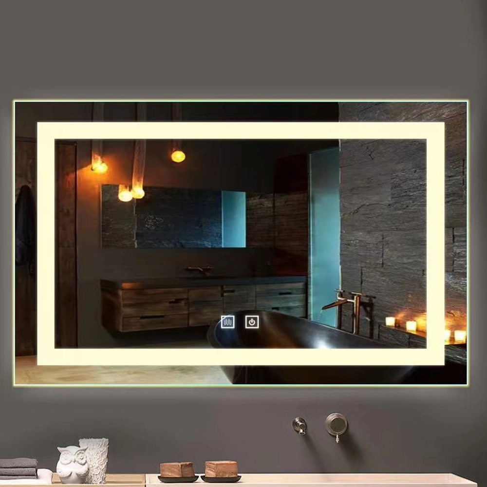 DUXERIT Lucerna Bathroom Vanitas Wall Smert rutrum Speculum cum luce