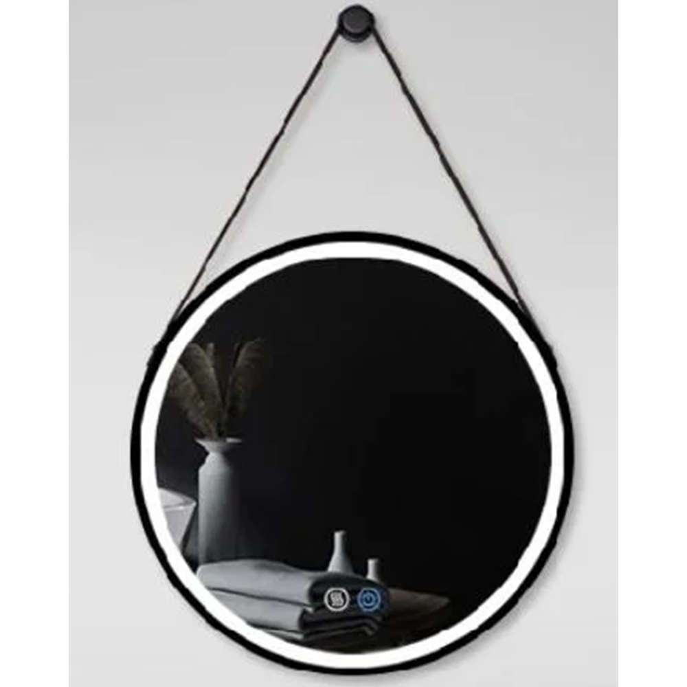 Lupum Murus-elevatae magnae circum Speculum Decorative Make-up Frame Speculum cum Black Frame pro Cubiculum Espejo