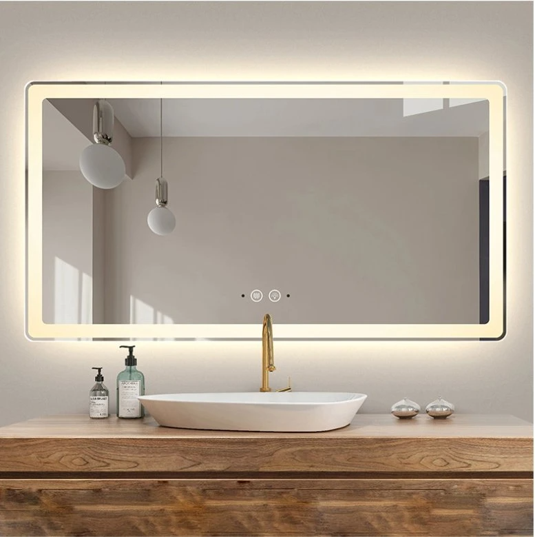 Factory CE/UL 2022 Hotel DUXERIT Smert Speculum Anti-Fog Tactus Switch Illuminated Illuminated Backlit Bluetooth Speaker Wall Furniture
