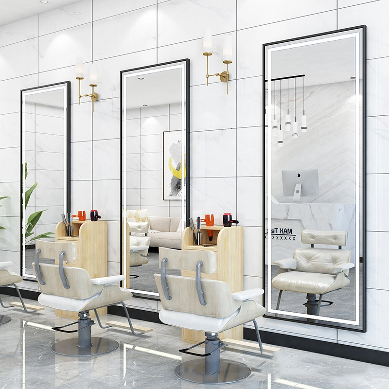 Wall Mounted DUXERIT Salon Speculum Lux Smert Speculum Rectangulum Defogger Vestiendi Lupum plena Longitudo Speculum DUXERIT